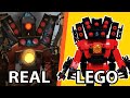 LEGO Skibidi Toilet Upgraded Titan Speakerman Cameraman Mech Tutorial Building Animation