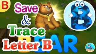 Save & Trace Letter B | ABC Alphabets For Kids | ABC Tracing Letters Preschool screenshot 2
