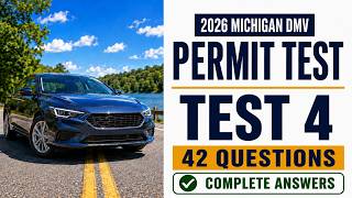Live 2026 Michigan DMV Permit Test 4: 42 Questions and Complete Answers to Ace the Test in 2026 Station Image