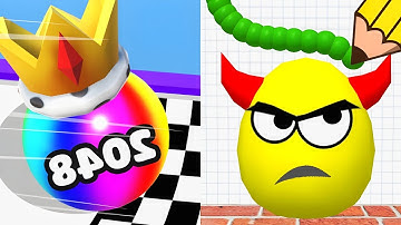 Draw To Smash 🆚 Ball Merge 2048 - All Max Android Gameplay, IOS Game 