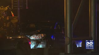 Chicopee Police cleared car crash near offramp from I-391