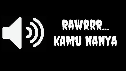 nada dering wa viral keren terbaru rawrrr... kamu nanya