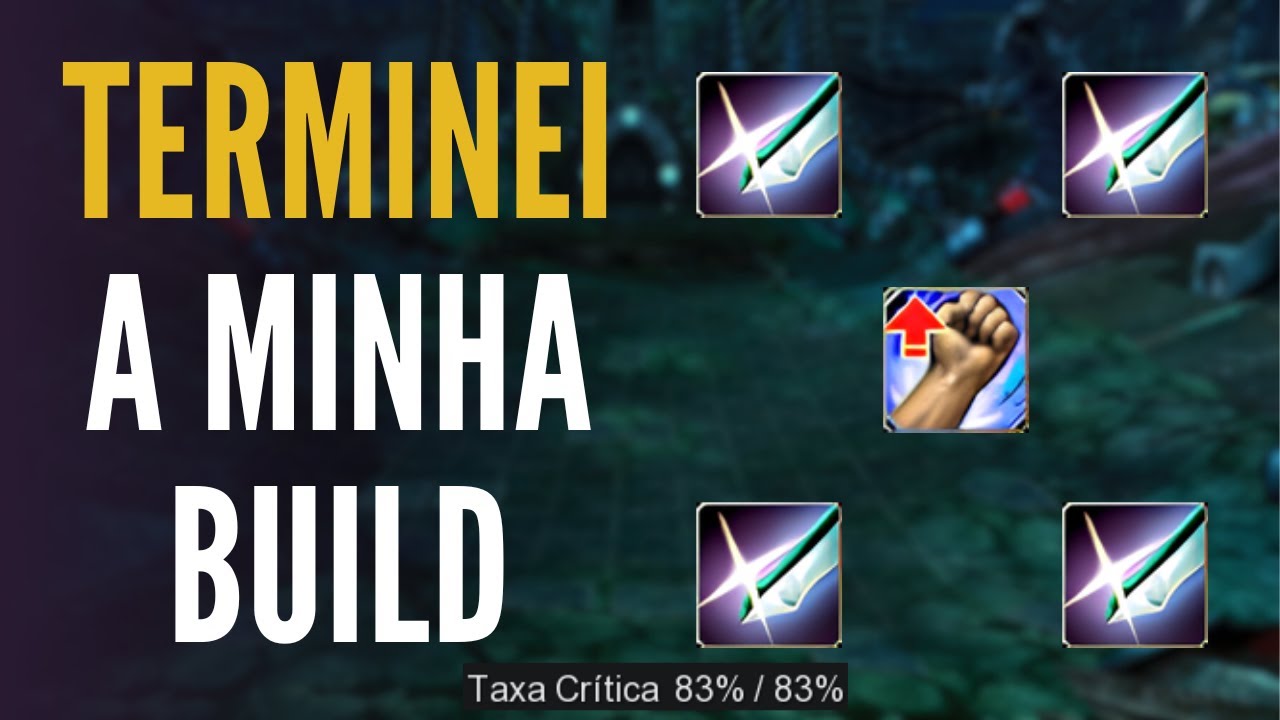 TERMINEI A MINHA BUILD! 83% DE TAXA CRíTICA | Cabal Online - Brasquefut