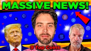 9 CRYPTO COINS YOU NEED - $1 Million Bitcoin Price Prediction! screenshot 5