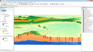 how to visualize aquifer surfaces using ArcGis/ArcScene