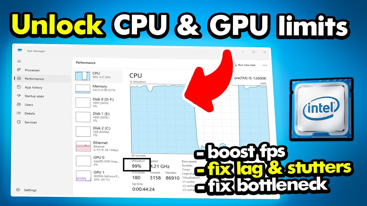 CPU Lag Is KILLING Your FPS – Fix CPU Bottleneck & Boost GPU Performance