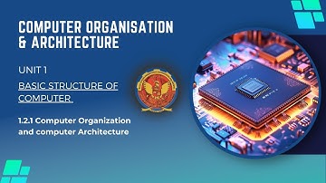 1.2.1 Computer Organization & Computer Architecture | CS404 |