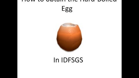 Roblox Hard-Boiled Egg - I don