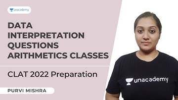 Data Interpretation questions | Arithmetics for CLAT & Other Law Exams 2022/23 | Purvi Mishra
