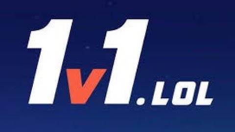 FIRST TIME PLAYING 1V1.LOL!!!!!