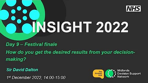 Insight 2022 - Sir David Dalton: How do you get th...
