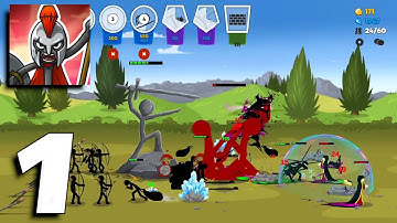Stick War 3 - Gameplay Part 1 (Android, iOS) - Max Level