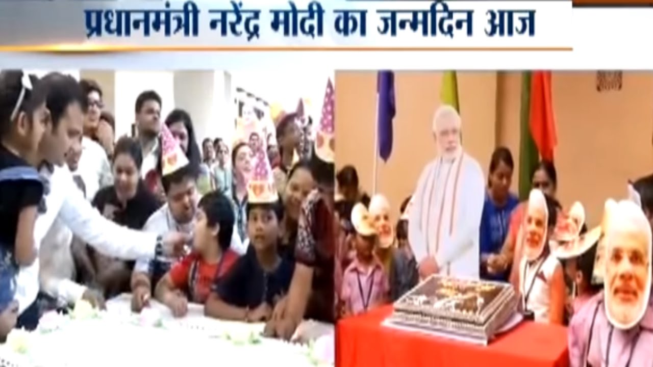 PM Narendra Modi Turns 66, Fans Cut Cake to Celebrate Modi's Birthday
