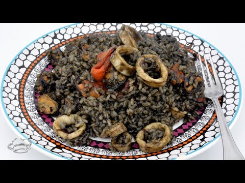 Receta de arroz negro con calamares #JavierRomero