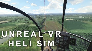 Unreal VR helicopter simulator (mini 500)