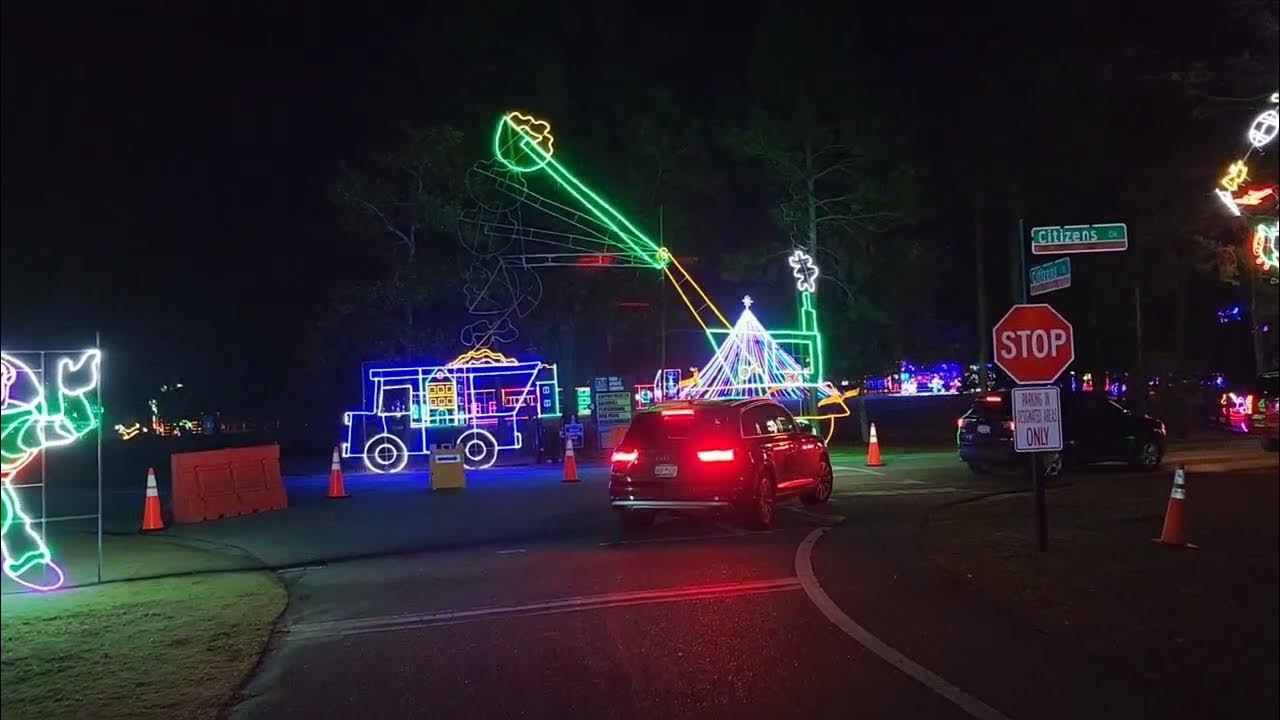 Just a few of the displays The Great Christmas Light Show in North Myrtle Beach YouTube