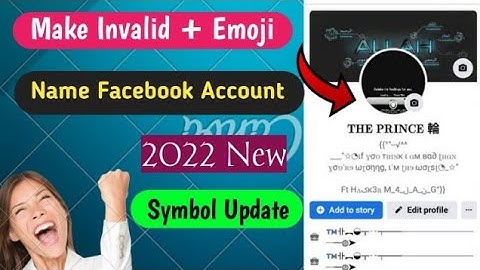 How to Creat Invalid Name Facebook Account New symbol 2022 Just Now Accept #howtomakeemojinameid