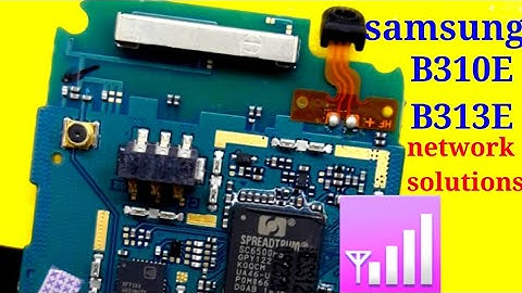Samsung Mobile B313 e B310e network problem Emergency  no service  solution
