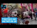 Polícia busca por dois suspeitos que tentaram assaltar policial em estação de metrô no centro de SP