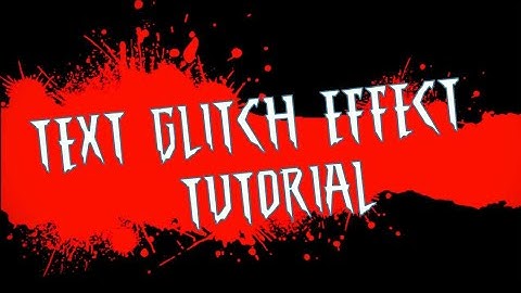 TEXT GLITCH EFFECT WITH MOVAVI VIDEO EDITOR 2020 SUIT.