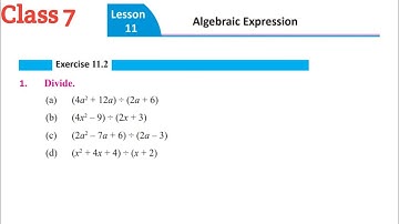3__ Class 7 algebraic expression exercise 11.2 