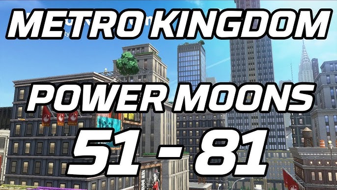 All The Metro Kingdom Power Moons' Locations In Super Mario Odyssey