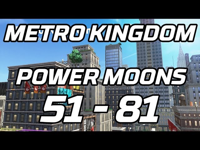 All The Metro Kingdom Power Moons' Locations In Super Mario Odyssey