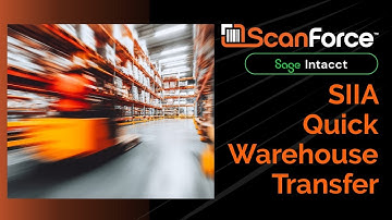 SIIA Quick Transfer Warehouse Transfers