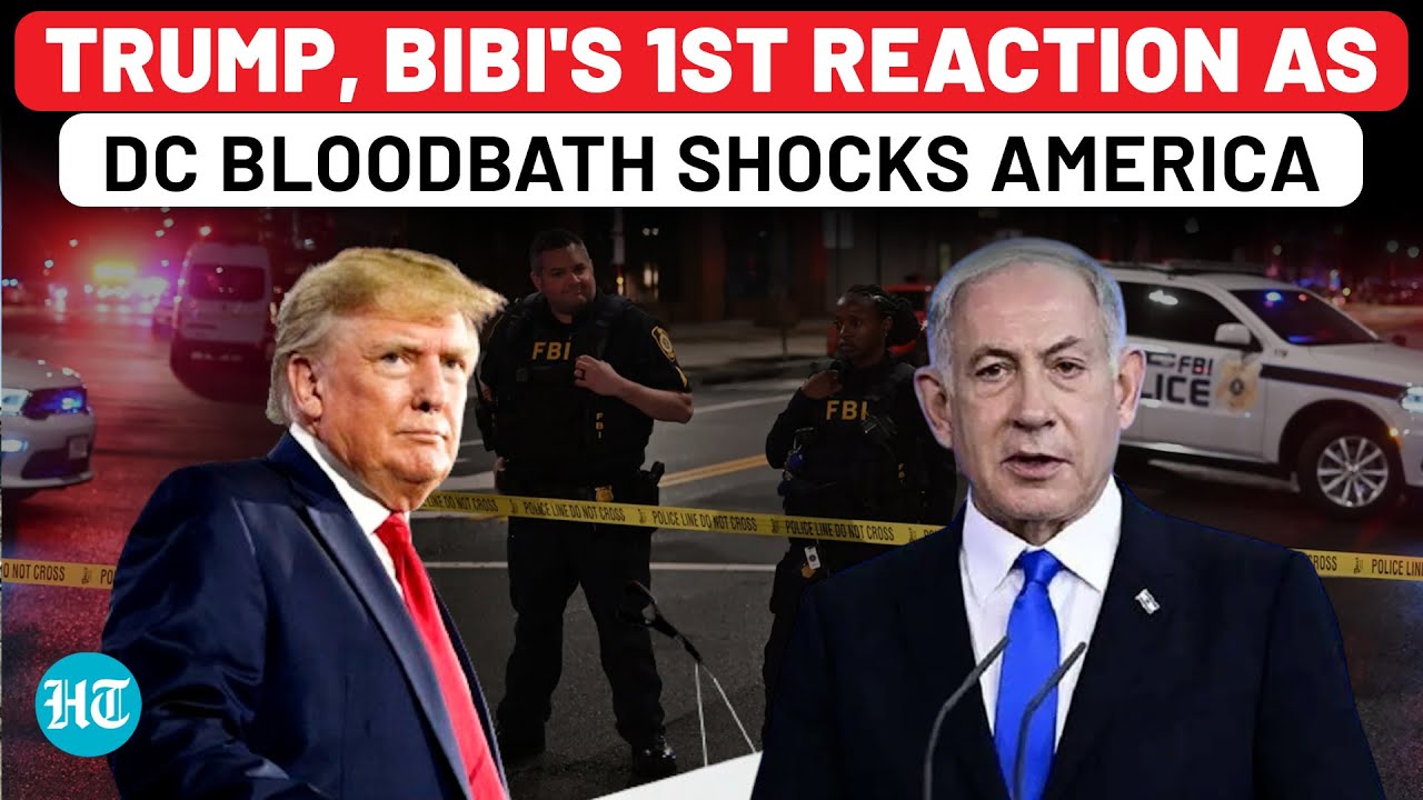 Israelis Under Attack in America? Trump, Netanyahu React After 2 Killed in Washington D.C Shooting
