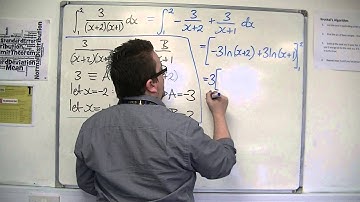 AQA Core 4 1.06 Using Partial Fractions to Integrate
