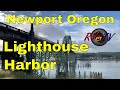 Newport Oregon Lighthouse Bad Weather