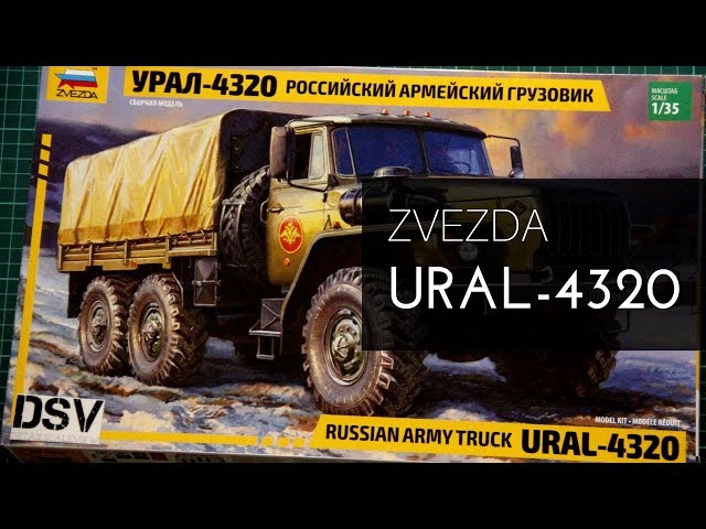 Maquette Camion militaire russe Ural 4320 - 1/35 - ZVEZDA 3654