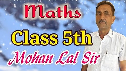 Maths गणित Class 5th Lesson 3 Ex.3.1 CBSE RBSE NCERT #Sarvjeet Mam
