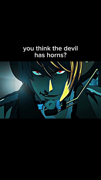 he’s the devil in disguise…