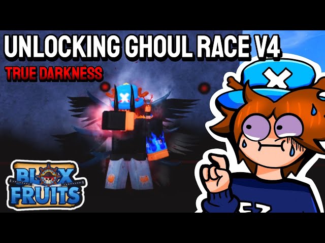 I awakened Ghoul Race V1 V2 V3 V4 and it was a disaster - Blox Fruits 