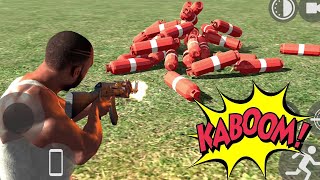 Blowing Gas Tanks in GTA India Android Gameplay