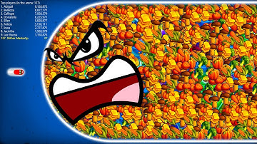 WormsZone.io Best Trolling Pro Never Mess With Tiny Snake Epic Worms Zone io Gameplay! #50