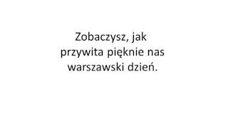 Czesław Niemen sen o Warszawie z tekstem