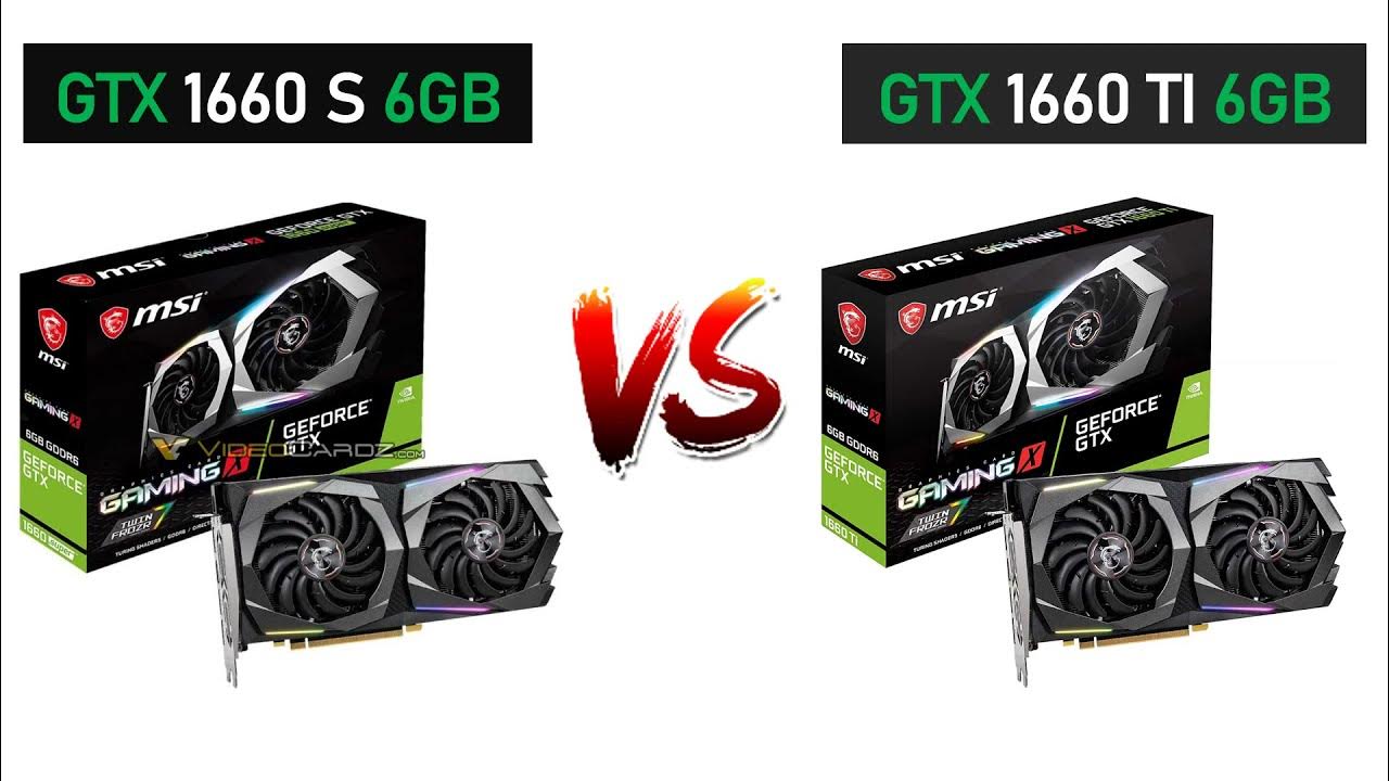 1660 ti vs 1660 6gb