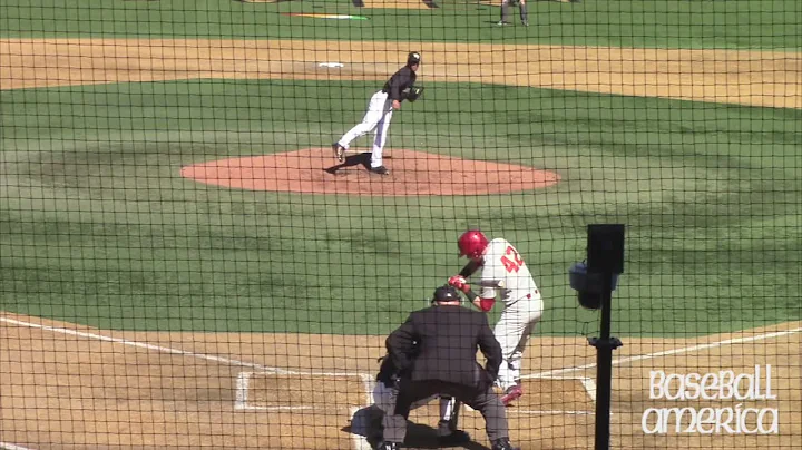 Donnie Sellers pitching against USC