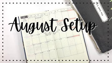 August Planner Setup | Hobonichi Weeks | Cocoa Daisy