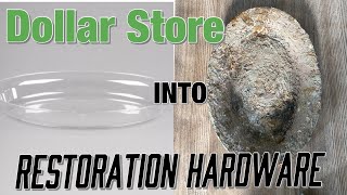 DOLLAR STORE / RESTORATION HARDWARE inspired STONE BOWL