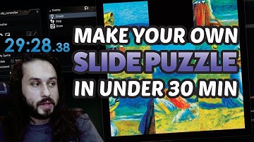Make Your Own Slide Puzzle in Under 30 Minutes! GameMaker Studio 2 Speedrun Tutorial