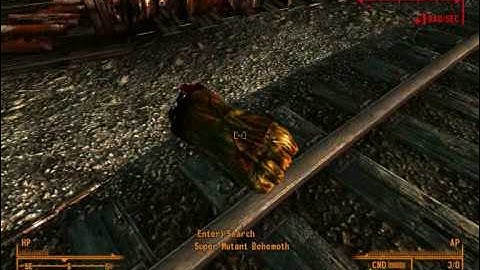 Fallout 3: Experimental MIRV vs. Super Mutant Behemoth^^