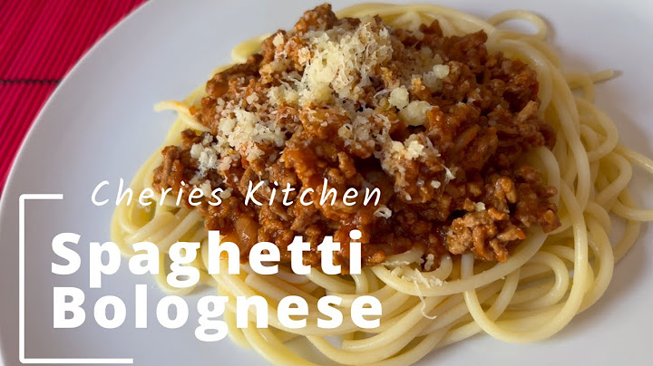 How To Make Spaghetti Bolognese | Spaghetti Bolognese Recipe