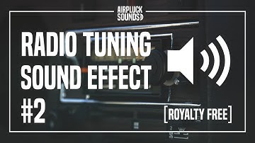 Radio Tuning Sound Effect SFX for Filmmaking FREE 2 | NO COPYRIGHT