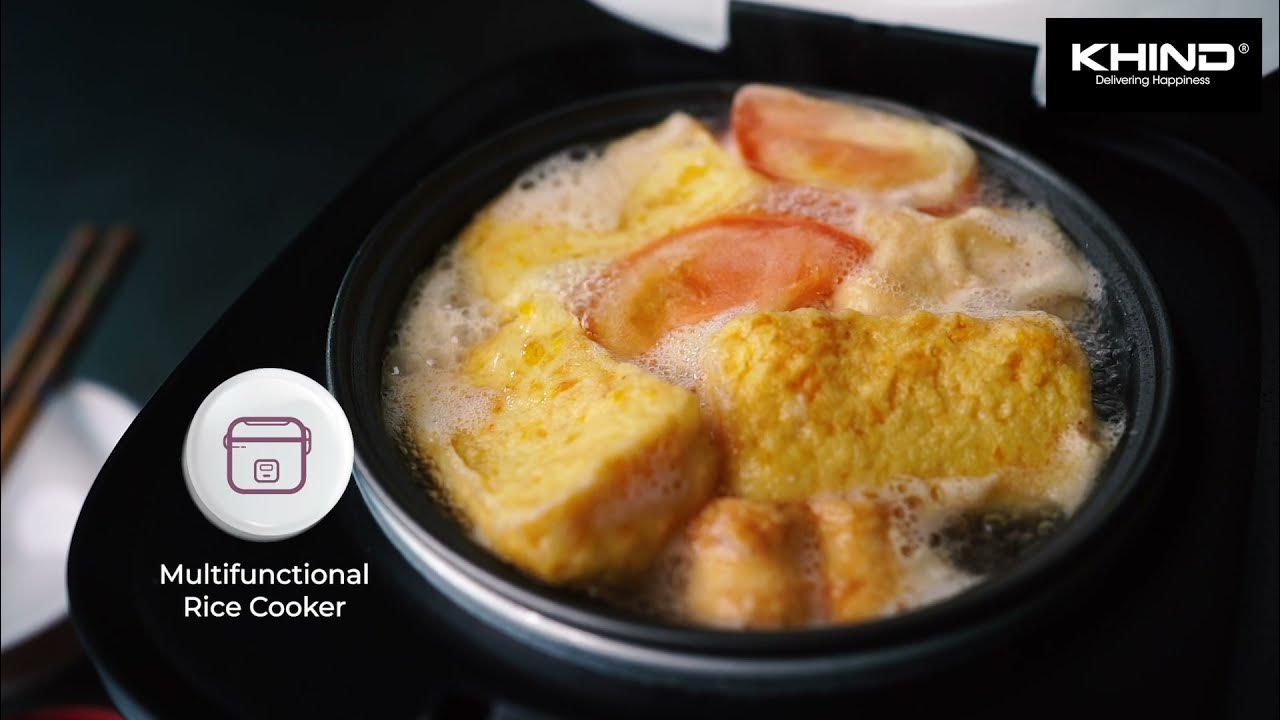 Khind Multifunction Mini Rice Cooker RCM08 YouTube