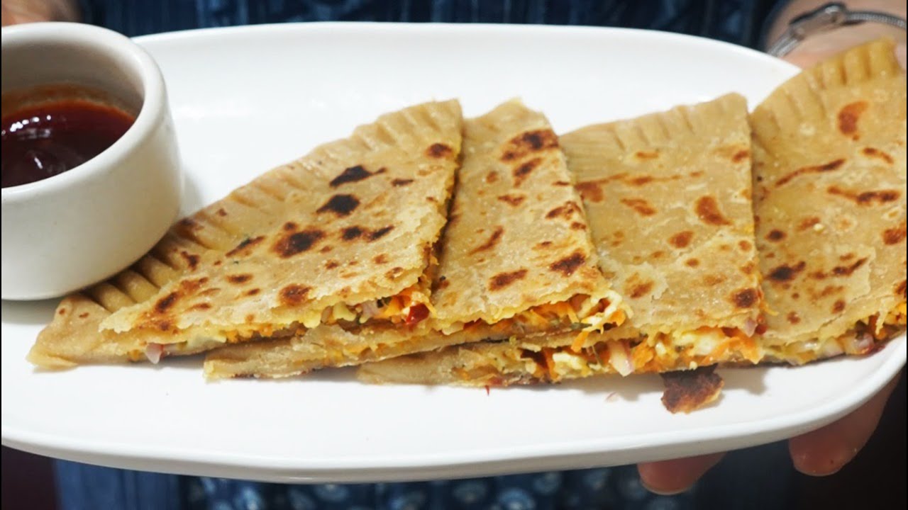 5 min बनाइए गेहूं के आटे का इतना टेस्टी नाश्ता की मेहमान पूछेगे कैसे बनाया ? | Paneer Pocket Paratha