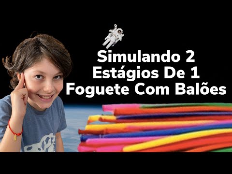 Vídeo: Como você faz um foguete de balão de dois estágios?