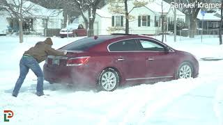 Oklahoma City Snow Causing Travel Headaches - February 17, 2021 #limitlessproduction #weather